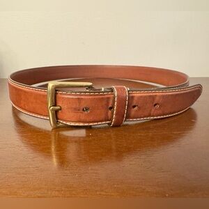 VTG unisex Polo Ralph Lauren Italian leather belt.Solid brass buckle. SZ 38/59.